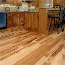 Hickory Character Natural Prefinished Solid Hardwood Flooring at Wholesale Prices